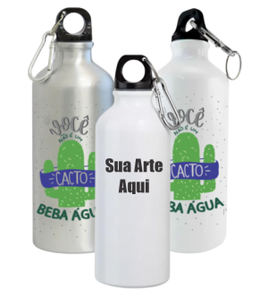 Squeeze de aluminio 500ml (Chaveiro)     Sublimação 